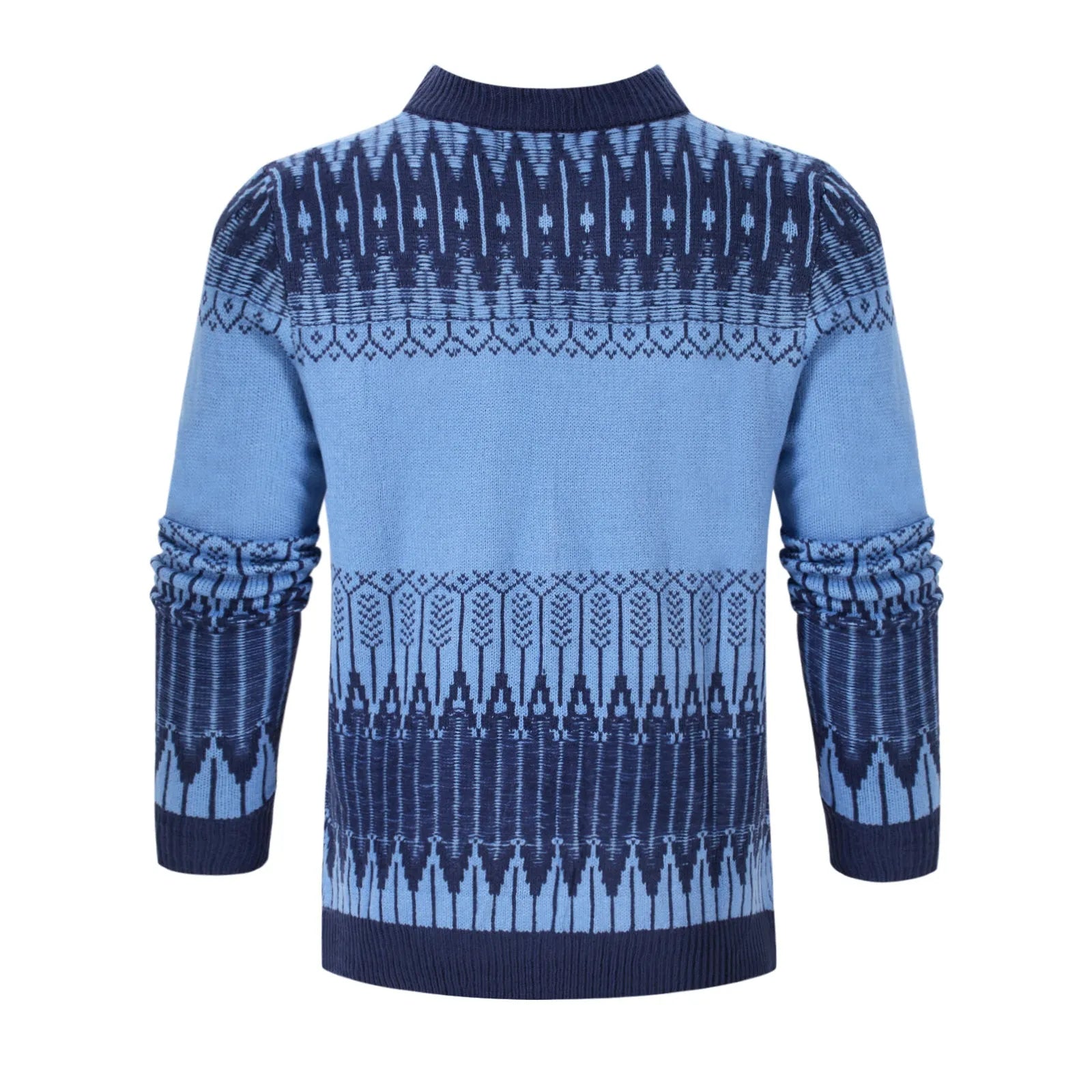 Men's knitted pullover sweater in various styles and sizes for autumn and winter wear