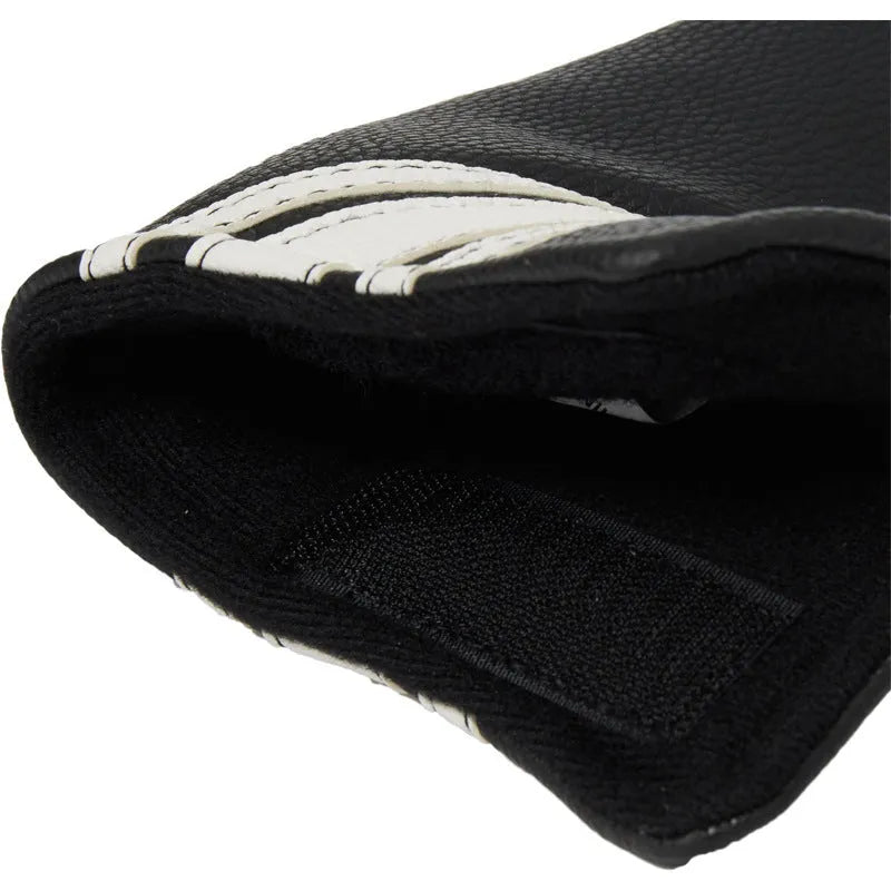 Black PU leather golf push rod case sleeve for club protection