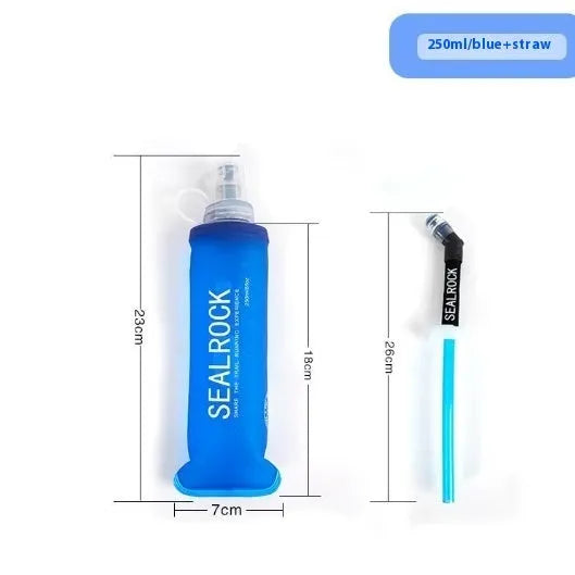 Portable plastic drinking straw with suction tube for mountain climbing and biking outdoor activities