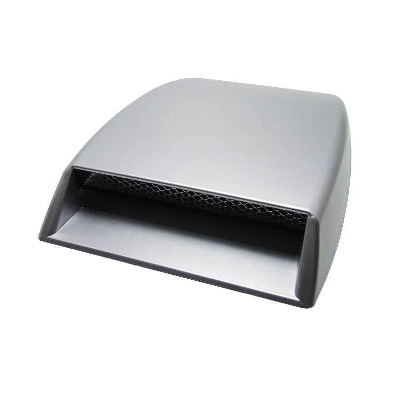 Automobile decorative air vent simulator in black, white, or silver colours with ABS plastic construction