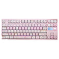 MOA pink cartoon key caps with five-sided sublimation printing for mechanical keyboards
