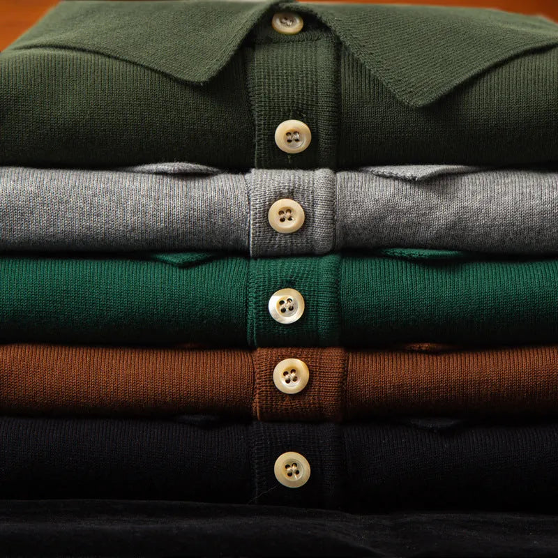 Retro slim fit cotton short-sleeved T-shirt in dark brown, shown flat.