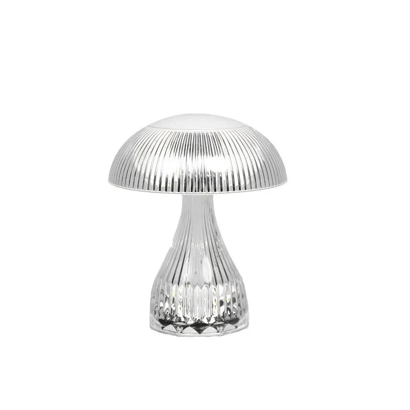 Touch control USB rechargeable three-colour night lamp measuring 20x16cm