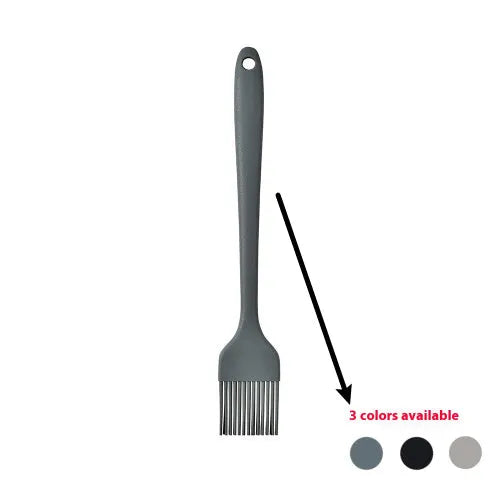 12-piece silicone kitchen utensil set with storage bucket in black, including ladle, spatula, claw tools and egg beater