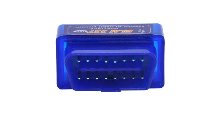 Bluetooth OBD2 scanner diagnostic tool for vehicle fault code reading and engine sensor monitoring