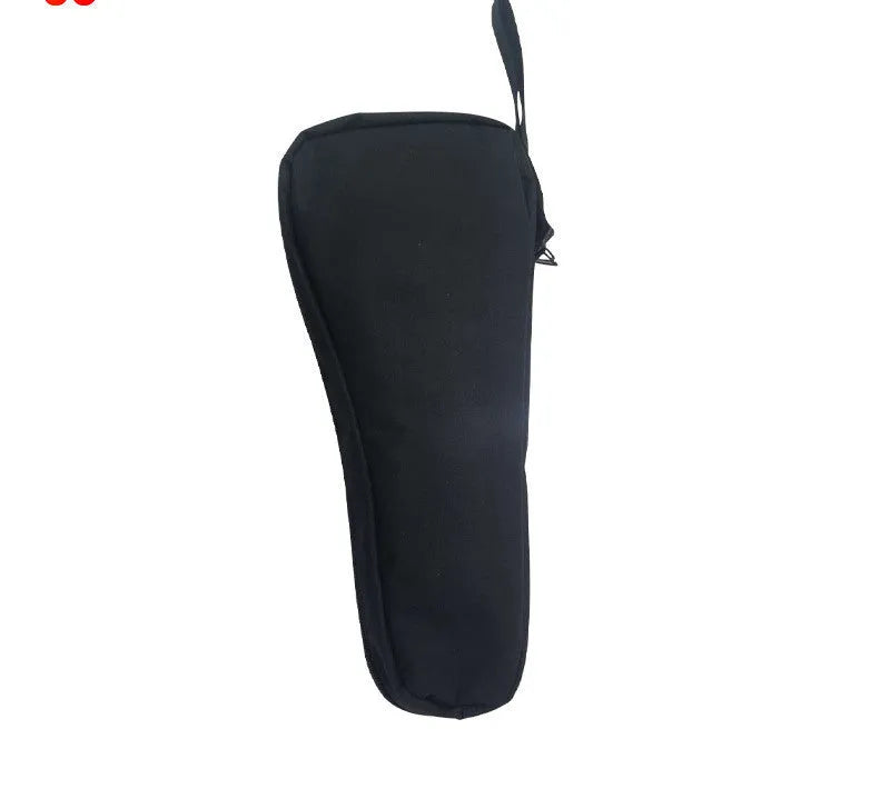 Black cloth storage bag for mobile phone stabilizer accessories with compact design