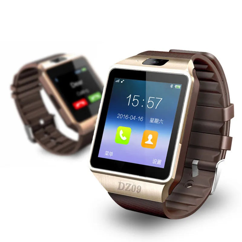 Smart watch with 1.44-inch touch screen and adjustable wrist strap for Bluetooth calling and Android notifications