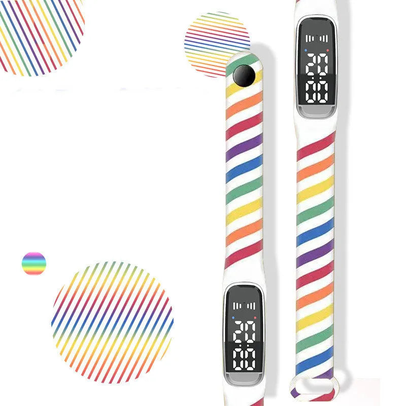 Black and white ultrasonic mosquito repellent bracelet for pregnancy and baby use with USB charging cable